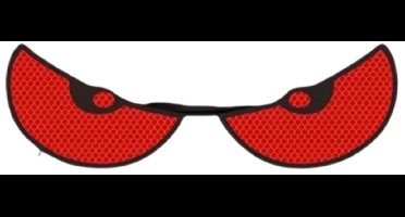 2 Stks/set Reflecterende Autostickers – Verbeter Zichtbaarheid en Veiligheid – Duivelse Oogstickers voor je Voertuig