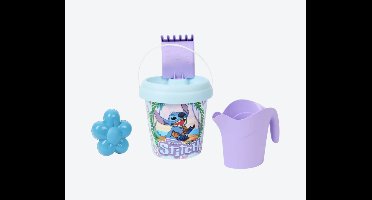 Stitch Set - Strand Speelgoed - Lilo En Stitch - Zandbak - BuitenSpeelgoed - Lente en Zomer - Emmer / Schepje / Harkje - Smoby - Tuinspeelgoed - Peuters en Kleuters