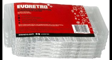 EVORETRO - SNES (Cartridge) - PET Protectors 25 Stuks - Super Nintendo Entertainment System