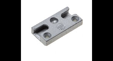 SLUITPLAAT I.S. 26 MM VLAK TRICOAT EVO