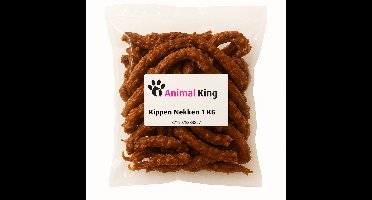 Hondensnacks kip-Kippennekken hond-1 kilo-Animal King