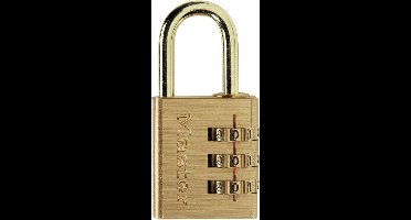 Master Lock Combinatiehangslot aluminium geel 30 mm 630EURD