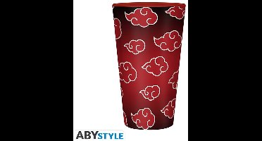 Naruto Shippuden - Akatsuki Unisex Drinkglas - rood/zwart/wit - Standard