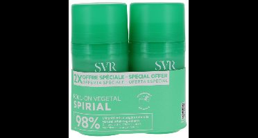 SVR Spirial Duo Plantaardige Deodorant Roll-On 2x50ml