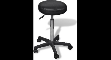 vidaXL - Kantoorkruk - zwart