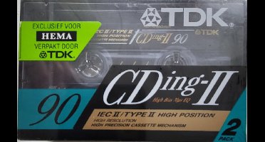 TDK CDing-II 90 Cassette Bandje- 2 pack