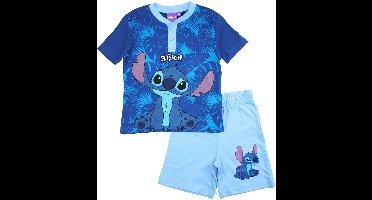 Disney Lilo & Stitch Pyjama - Shortama - Blauw - Maat 98