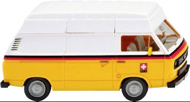 Wiking 029410 H0 Auto Volkswagen T3 bestelwagen hoogdak „PTT”
