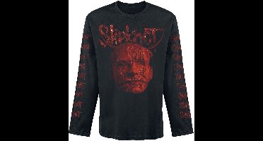 Slipknot Bloody Head Heren Shirt met lange mouwen - zwart - M