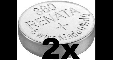 Renata 380 -SR936W zilveroxide knoopcel horloge batterij 2(twee) stuks
