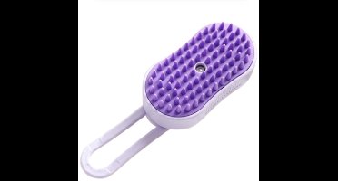 Stomende Kattenborstel 3 In 1 Elektrische Anti-Spatten Kattenborstel Met Stoomspray Voor Massage Huisdierenverzorging Kammen Haarverwijdering Kammen Nieuw