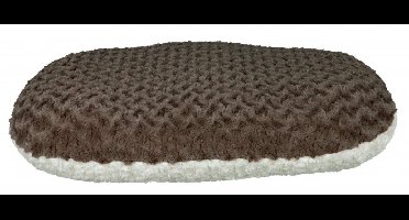 Trixie Ovaal Kussen Kaline Grijs/Wit 77X50 CM