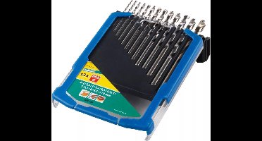 wolfcraft - Metaalboorset HSS geslepen, Ø 2–8 mm, 13-dlg. - 7102000