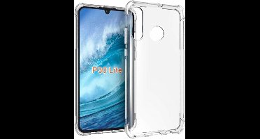Ntech Hoesje Geschikt voor Huawei P30 lite / P30 Lite New Edition Transparant Anti Shock Back hoesje