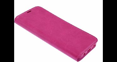 Ntech Luxe Pink TPU / PU Leder Flip Cover met Magneetsluiting voor de Geschikt voor Samsung Galaxy S10e