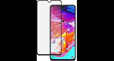 Ntech Screenprotector Geschikt voor Samsung Galaxy A70/A70s 2 pack full cover Screenprotector Tempered Glass - Zwart