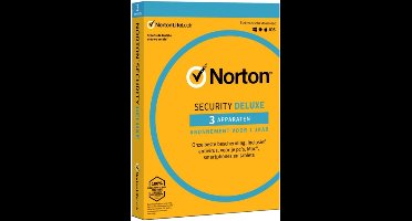 Norton Security Deluxe 3.0 - 3 Apparaten - 1 Jaar