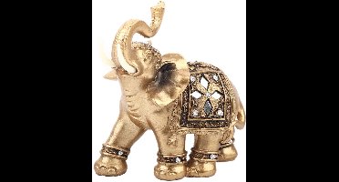 Boraboi ® Luxueuze Gouden Olifantensculptuur voor Feng Shui en Interieurdecoratie