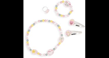 Janod Unicorn - Eenhoorn Sieradenset - Mooie Cadeauset Met Prachtige Sieraden En Haarclipjes - Voor Een Fantastische Look - Geschikt Vanaf 3 Jaar