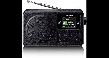 Lenco Radio met oplaadbare Batterij - Draagbare DAB+/FM Radio met Bluetooth - Noodpakket - PDR-033BK - Zwart