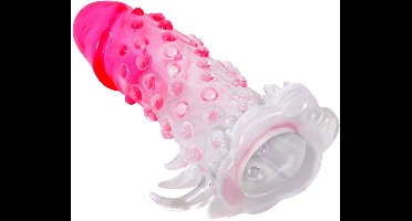 Power Escorts Unieke 2 Kleurige Penis Sleeve Flesh 13,5 Cm Dia 3,5 Cm