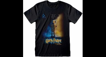 Harry Potter Dobby T-shirt zwart S Katoen Heren - Fan merch, Film