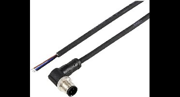TRU COMPONENTS TC-12833092 Sensor/actuator aansluitkabel M12 Aantal polen (sensoren): 3 Stekker, haaks 2 m 1 stuk(s)