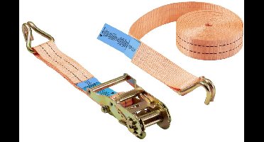 TOOLCRAFT TO-9610002 Spanband (tweedelig) Trekkracht (lc) vastbinden (enkel/direct): 1000 daN (l x b) 4000 mm x 38 mm R