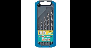 wolfcraft - Metaalboor Set - HSS - Zeskantschacht - Ø 2–6 mm - 5 delig - voor Metaal - 7121000