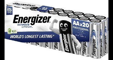 Energizer Ultimate Lithium – AA – 20 stuks