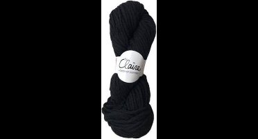 byClaire chunky cotton 015 black - Haakgaren / Breigaren