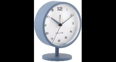 Karlsson Wekker Brisk Dome - Klassiek blauw - 6.5x11x13.8cm - Scandinavisch - Wekker voor slaapkamer - Wekkers