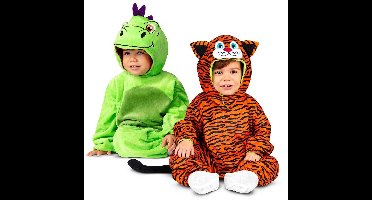 Kostuums voor Kinderen My Other Me Tijger Draak S 3-4 Jaar Omkeerbaar