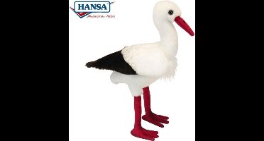 Hansa Ooievaar Knuffel 26 cm