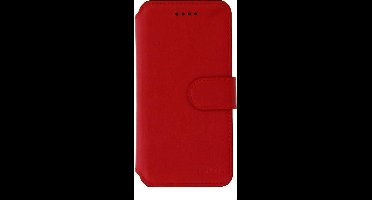 Ntech Hoesje Geschikt Voor Samsung Galaxy S10+ Luxe Portemonnee hoesje Furlo Design met Sta-Functie - Rood