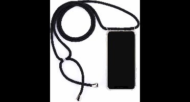 Ntech hoesje Geschikt voor iPhone X/Xs Anti Shock Transparante hoesje met Verstelbaar Celebrity Draagriem