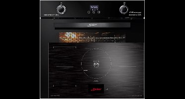 Kaiser - inbouwoven - EH 6367 - elektrische oven - zelfvoorzienend - 79L - KCT 9140 FI - inductiekookplaat - inductie - 90 cm -met 1-voudige telescoopgeleider
