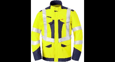 Havep 50247 Korte jas/Vest Fluo Geel/Marine maat M
