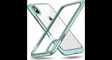 ESR iPhone 8 Plus bumper met transparant achterkant mintgroen