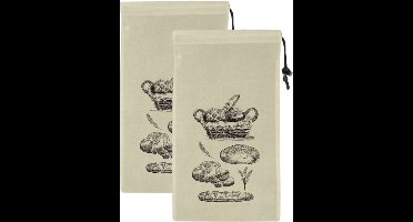 Quttin Broodzakken - 25x45 cm - Gerecycled Plastic