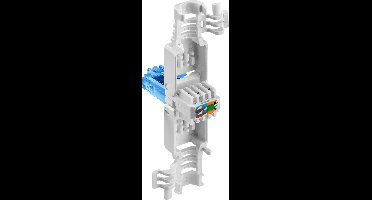 RJ45 toolless connector voor U/UTP CAT6a netwerkkabel - per stuk