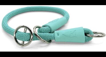 Morso - Half Slip Halsband Hond Regular Rope Gerecycled Aquamarine Blauw
