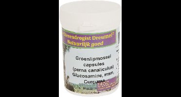 Dierendrogist groenlipmossel met glucosamine / msm / curcuma - 150 ST