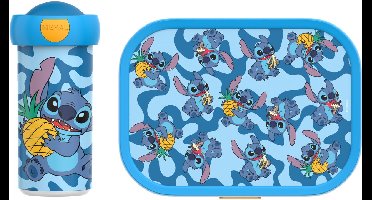 Mepal lunchset (schoolbeker & lunchbox) Campus - 300 + 750 ml - Broodtrommel en Drinkbeker voor kinderen - Bento box - Schoolbeker - Stitch