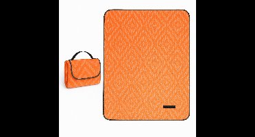 Niceey Picknickkleed - Waterdicht - Makkelijk mee te nemen - 130 x 150cm - Oranje