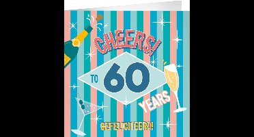 XL Greeting Cards - 60 jaar