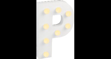 Verlichting | LED Letter | Letter P | Afmeting: 16x11cm