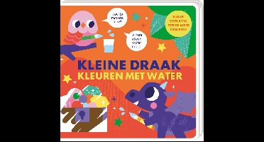 ImageBooks Kleuren met water - Kleine draak - Magisch en herbruikbaar