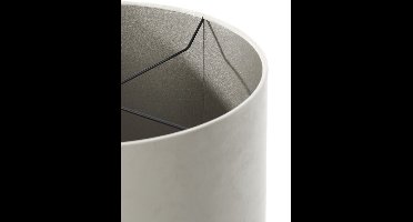 Light & Living - kap - Velours - wit - textiel - Ø 45cm - E27 - 2247778