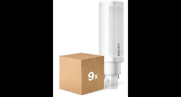 Voordeelpak 9x Philips CorePro PL-C LED 5.9W 600lm - 830 Warm Wit | 2-Pin - Vervangt 13W